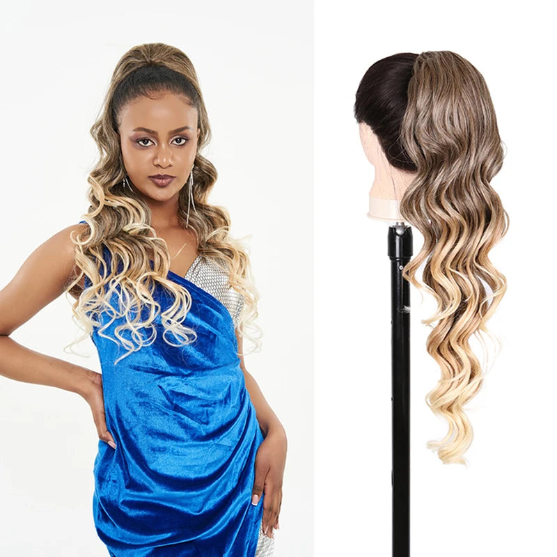 Synthetic Curly Ponytail Drawstring Hairpiece
