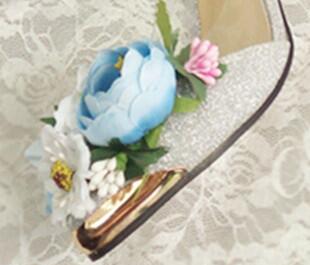 Fairy Style Beauty Flower Transparent Flats