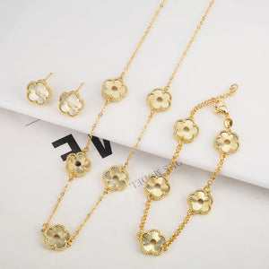 Hollow Metal Double sided Hollow Jewelry Set