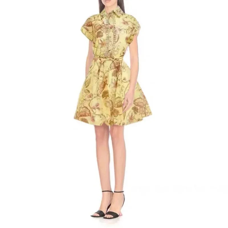 Australian Short Skirt with Tassel Puffy Style Dress