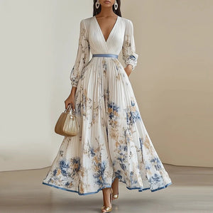 Spring Pleated Dress