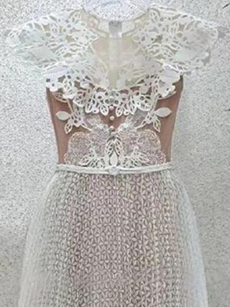 Embroidery Hollow Out Dresses