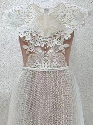 Embroidery Hollow Out Dresses