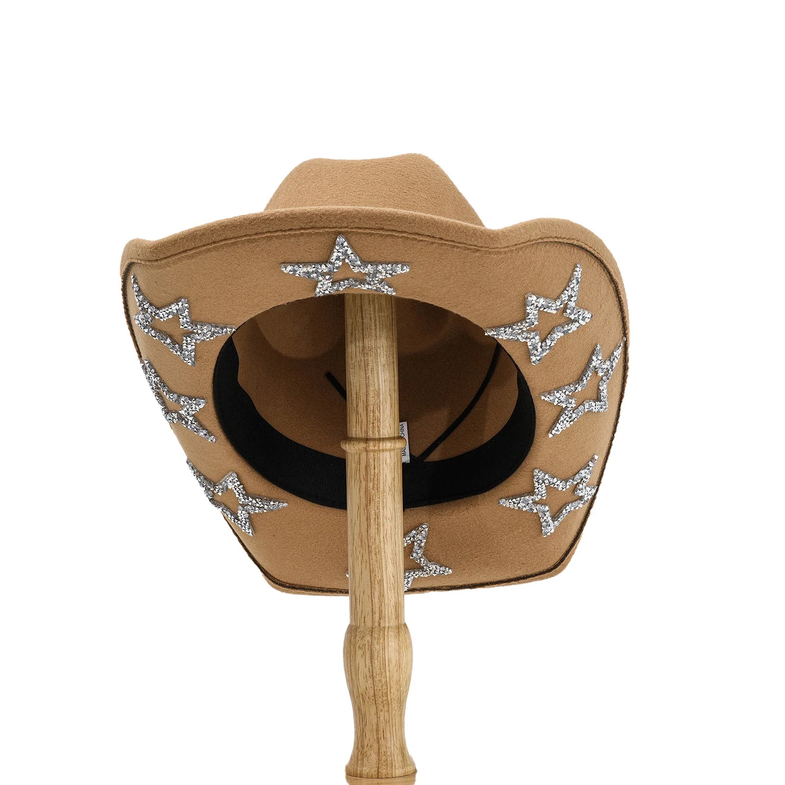 Cowgirl Hat Wide Brim Rhinestone Star Western Hats