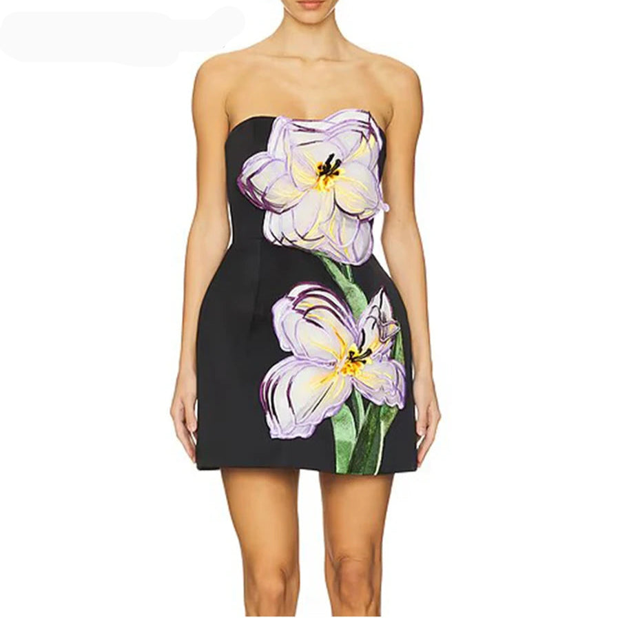 Hit Color Slimming Mini Dresses