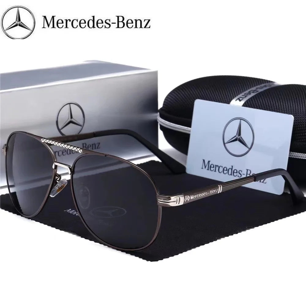 Mercedes Benz High-End Luxury Polarized Sunglasses Anti Glare Goggles