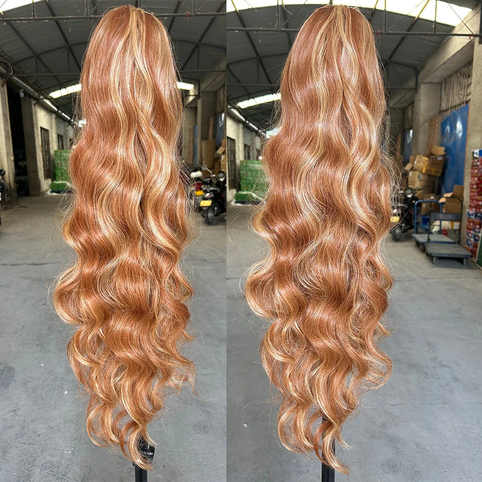 Ponytail 28Inches Blond 27/ 613 Synthetic Hair Extension 180grams Heat Resistant