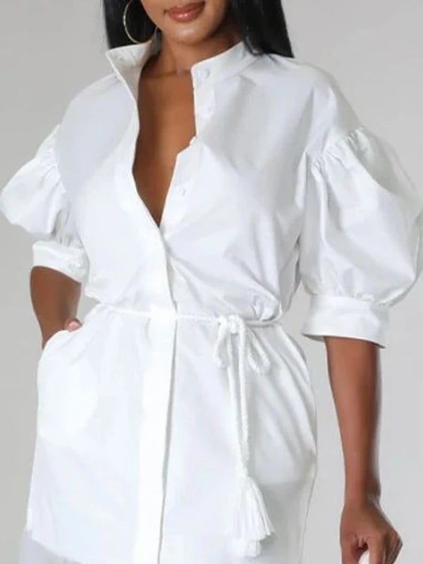Tied Waist Summer Dress