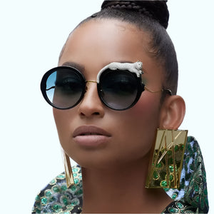 Oversized Round Sunglasses
