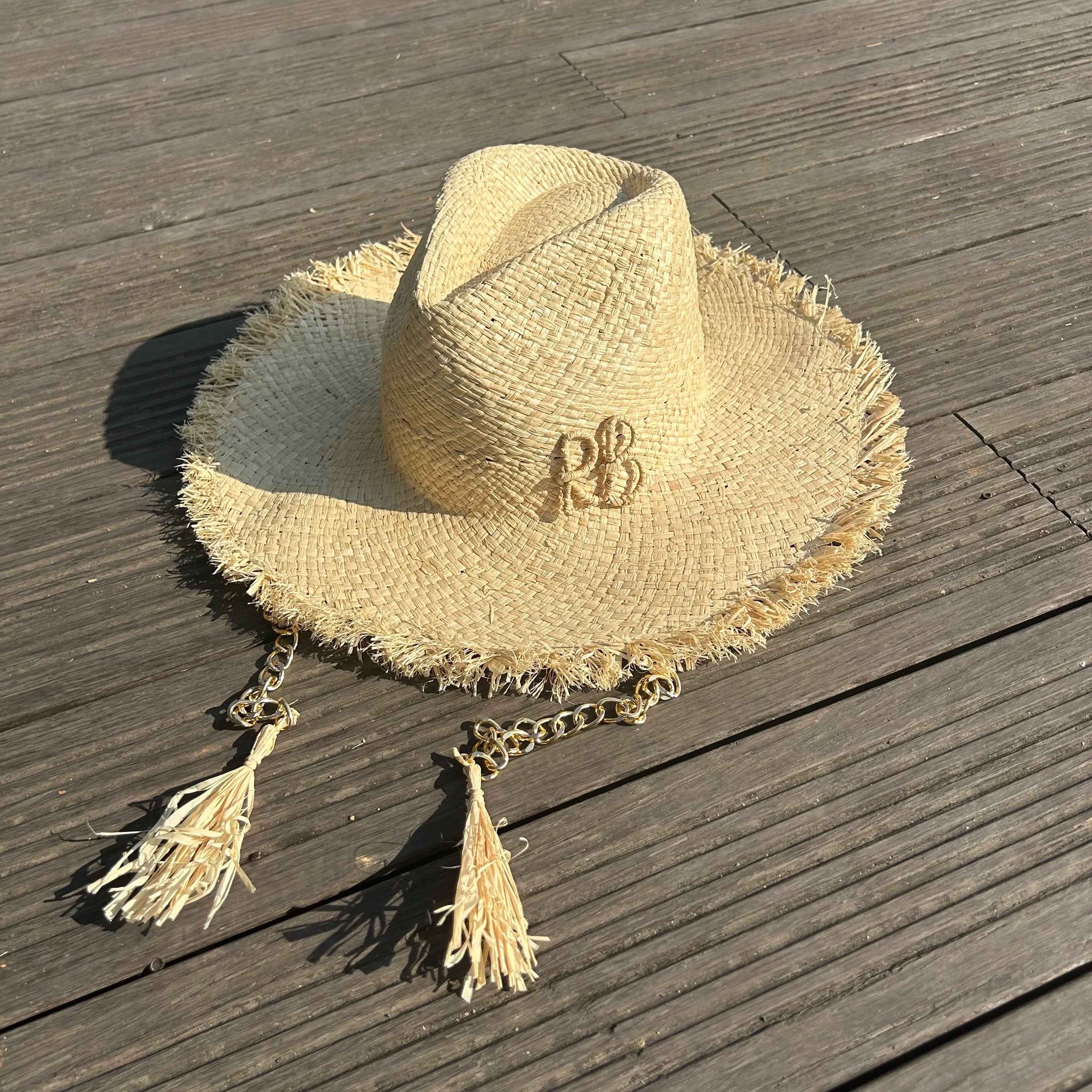 2025 Summer Raffia Straw Hat