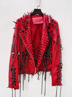 Harajuku Gothic Vintage Leather Jacket