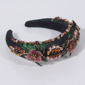 Craft Rhinestones Baroque Wide Headbands