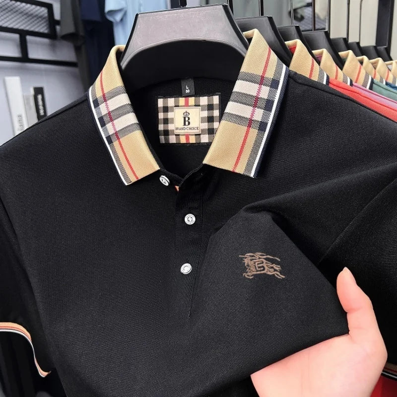Designer Fashion Brand Short Sleeve Polo Shirt