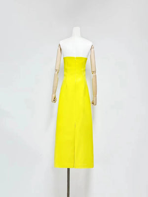 Hit Color Slimming Spliced 3D Flower Elegant Dresses