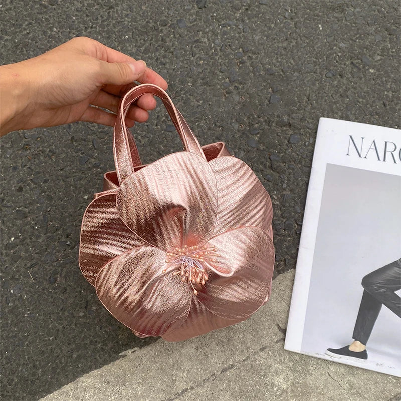 French Petal Flower Handbag