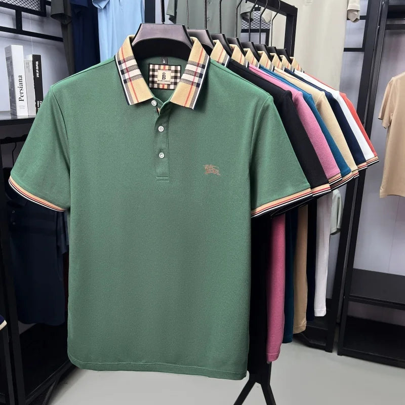 Designer Fashion Brand Short Sleeve Polo Shirt