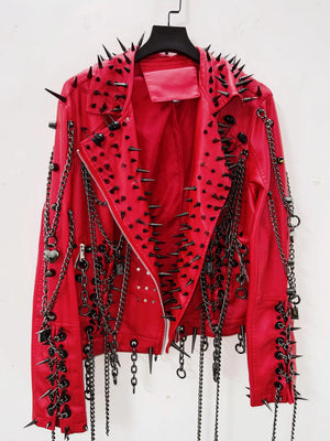 Harajuku Gothic Vintage Leather Jacket