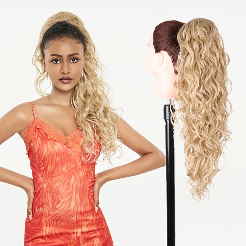 Synthetic Curly Ponytail Drawstring Hairpiece