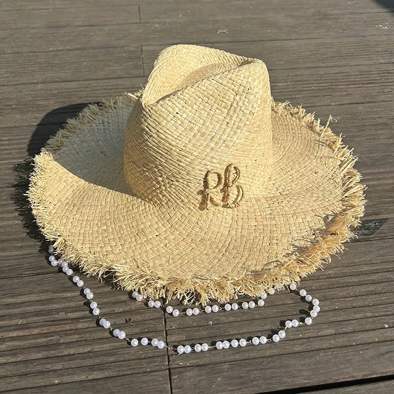2025 Summer Raffia Straw Hat