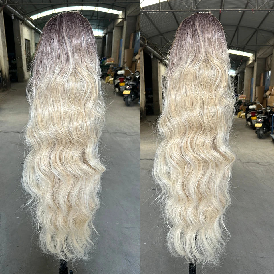Ponytail 28Inches Blond 27/ 613 Synthetic Hair Extension 180grams Heat Resistant
