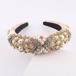Craft Rhinestones Baroque Wide Headbands
