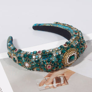 Craft Rhinestones Baroque Wide Headbands
