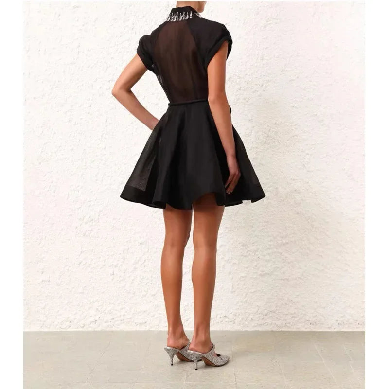 Australian Short Skirt with Tassel Puffy Style Dress