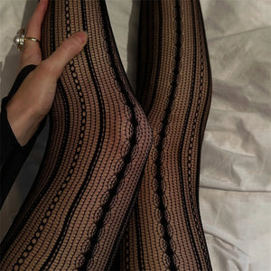 Tights Retro Striped Stockings