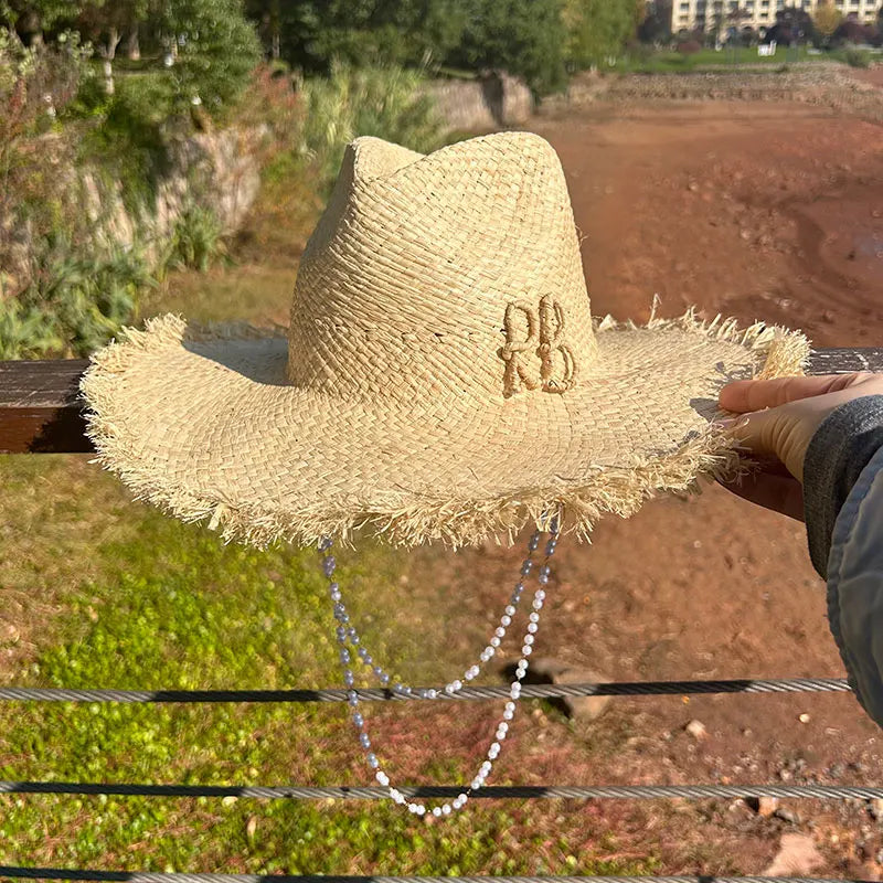 2025 Summer Raffia Straw Hat
