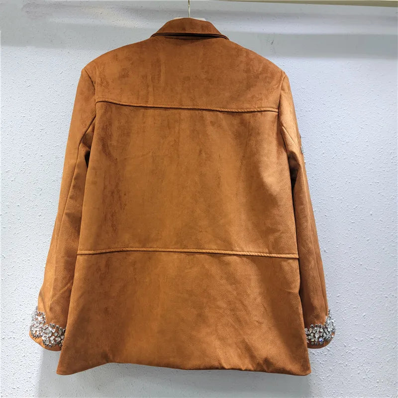 Beaded Diamond Flower Jacket