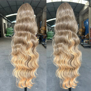 Ponytail 28Inches Blond 27/ 613 Synthetic Hair Extension 180grams Heat Resistant