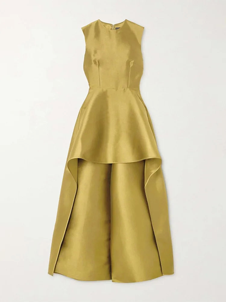 Jumpsuit A-line Wide Leg Pants Suit