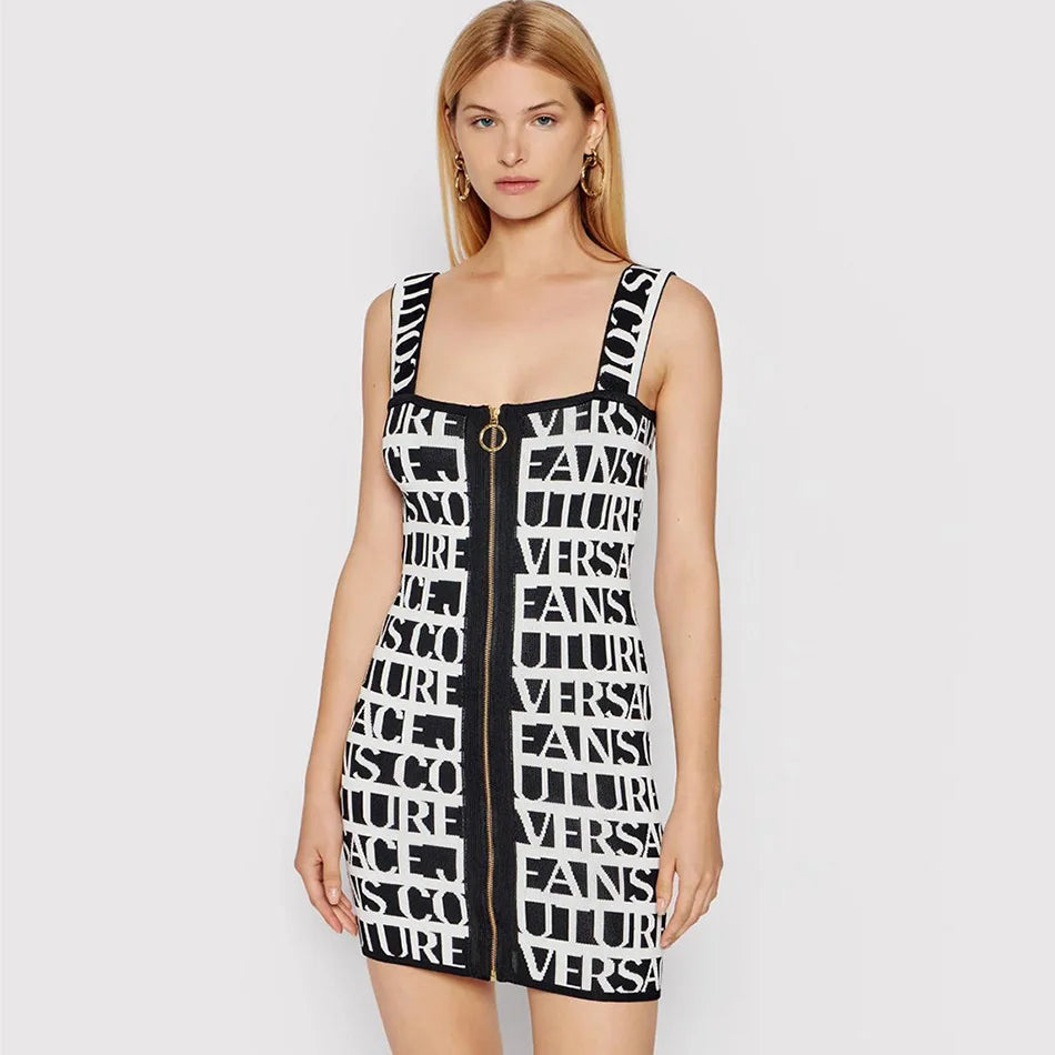 New Fashion Jacquard Bandage Dress