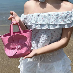 French Petal Flower Handbag