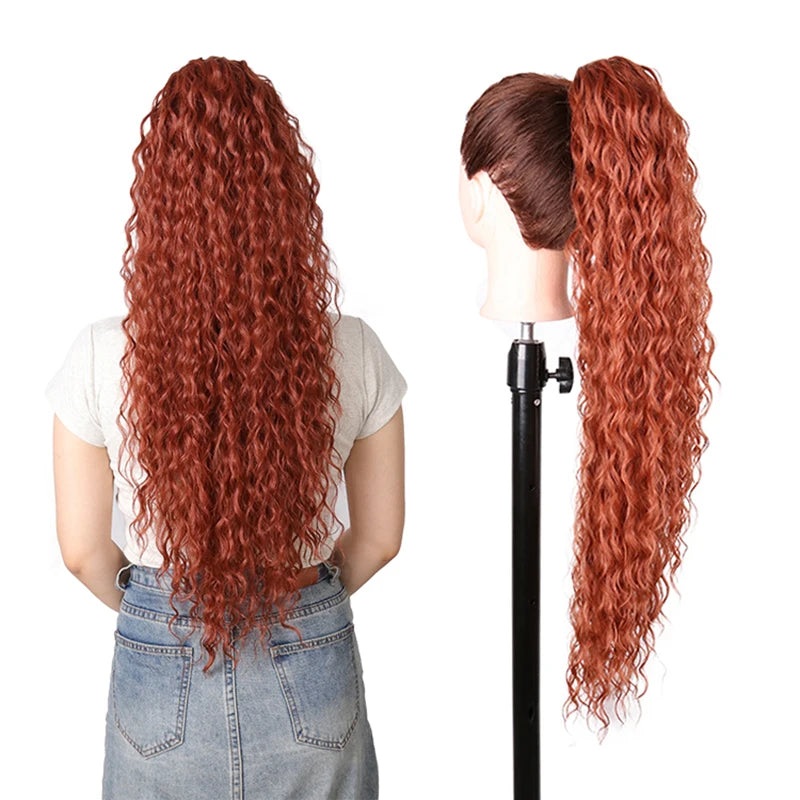 Synthetic Curly Ponytail Drawstring Hairpiece