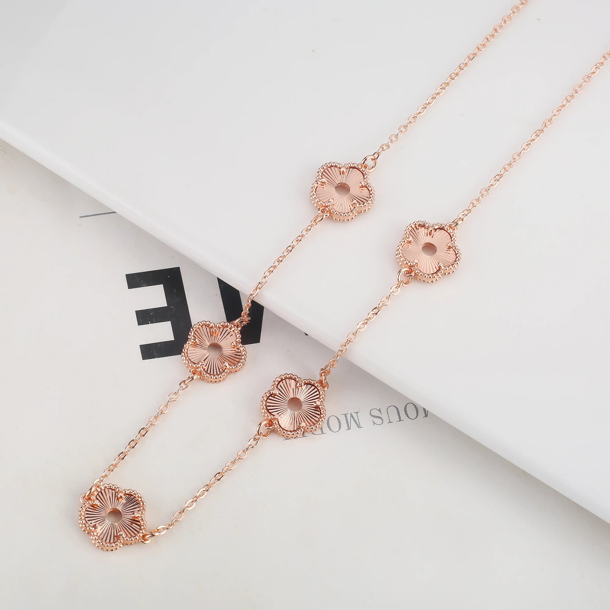 Hollow Metal Double sided Hollow Jewelry Set