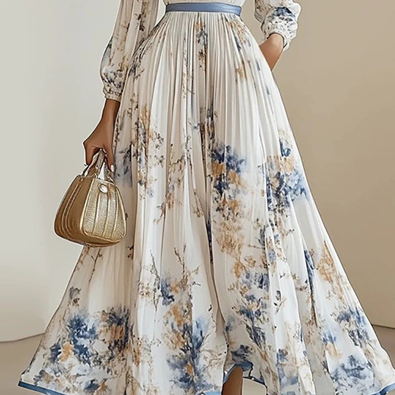 Spring Pleated Dress
