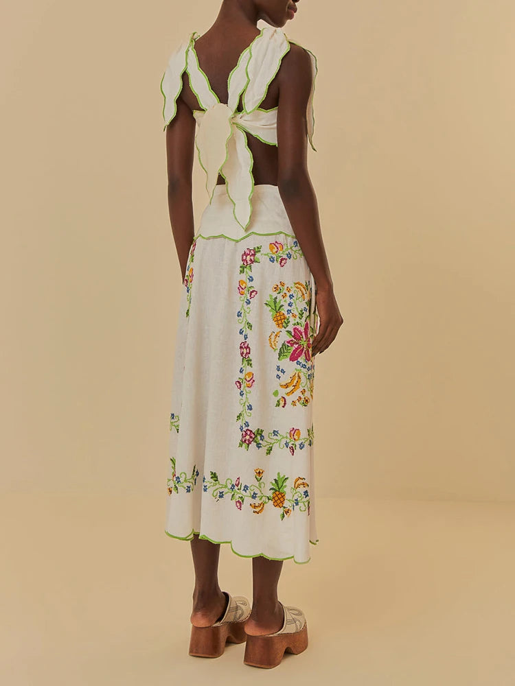 Embroidery Casual Dresses