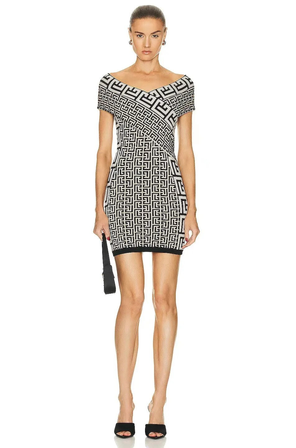 High Quality Slash Neck Off the Shoulder Bandage Dress