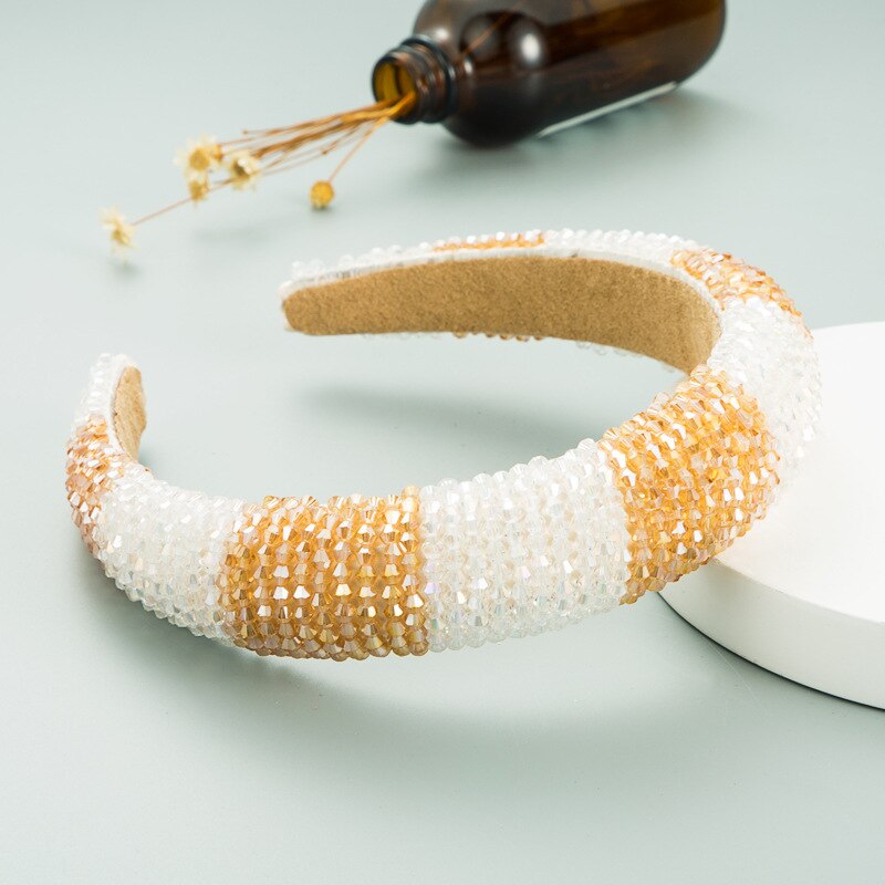 Craft Rhinestones Baroque Wide Headbands