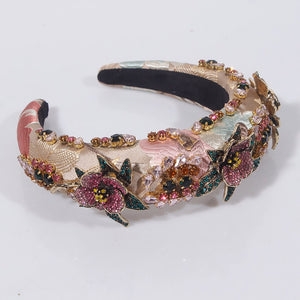 Craft Rhinestones Baroque Wide Headbands