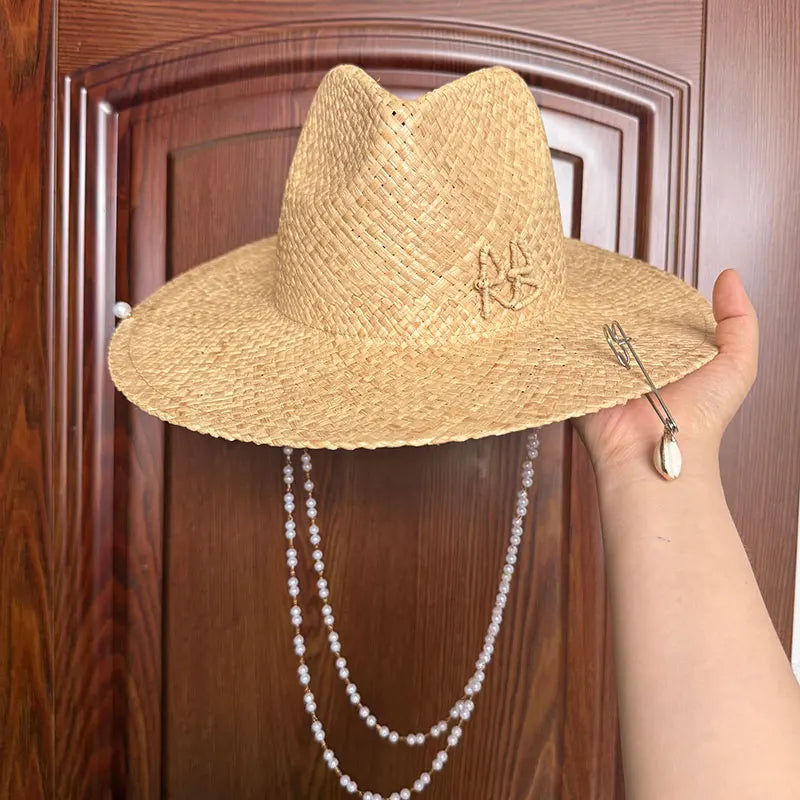 2025 Summer Raffia Straw Hat
