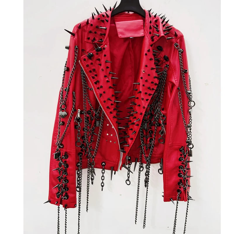 Harajuku Gothic Vintage Leather Jacket