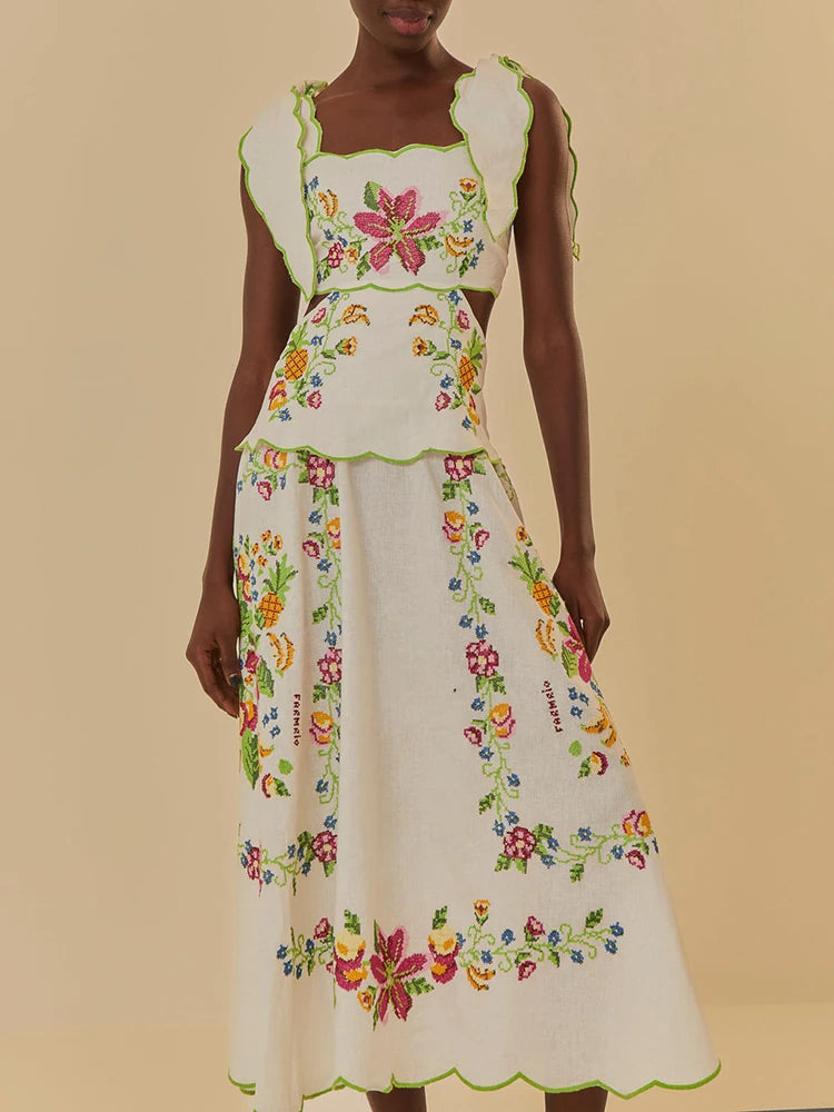 Embroidery Casual Dresses
