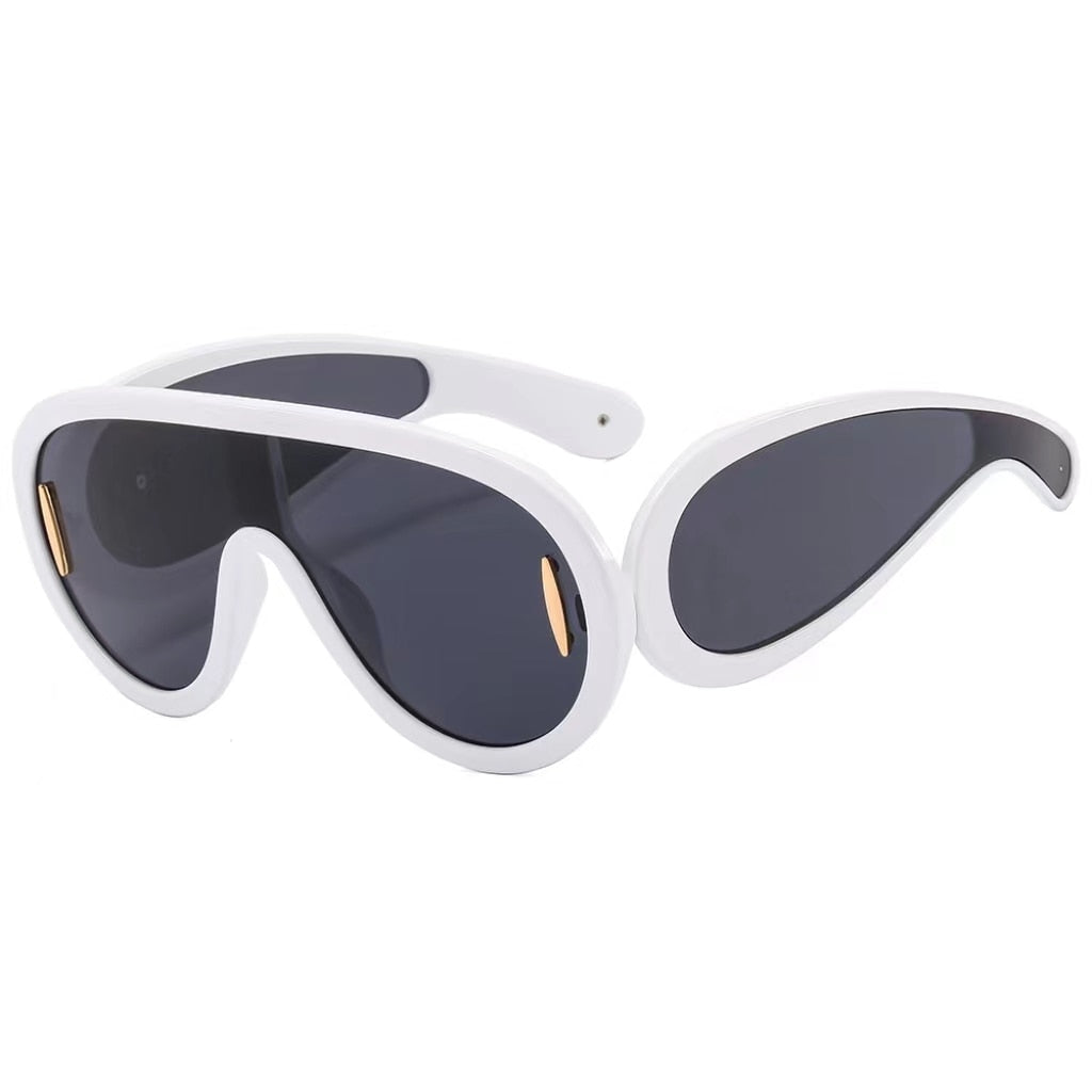 Vintage Retro Rectangle Designer Eyewear UV400