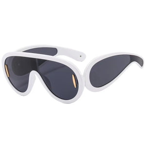 Vintage Retro Rectangle Designer Eyewear UV400