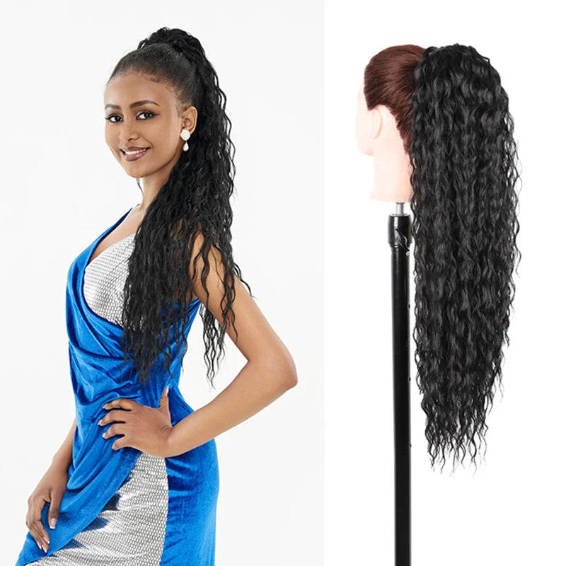 Synthetic Curly Ponytail Drawstring Hairpiece