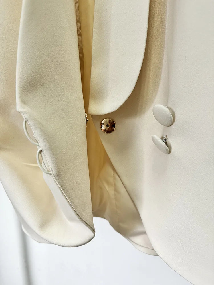 Luxury Quality Sequins Blazer Suit Dresses