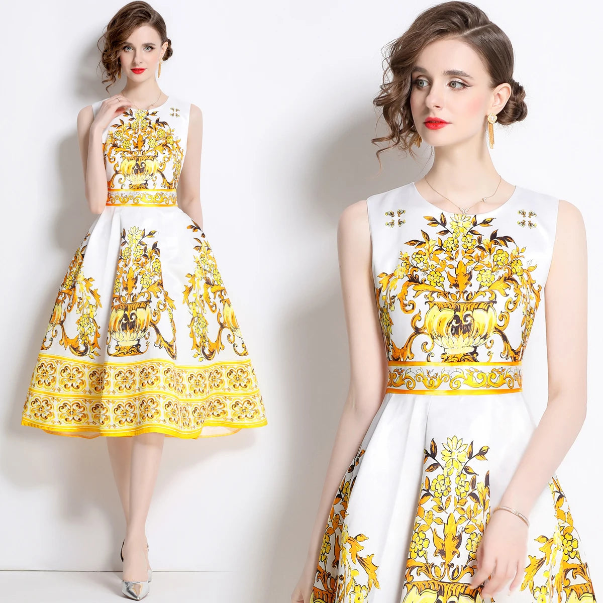 Floral Midi Dress