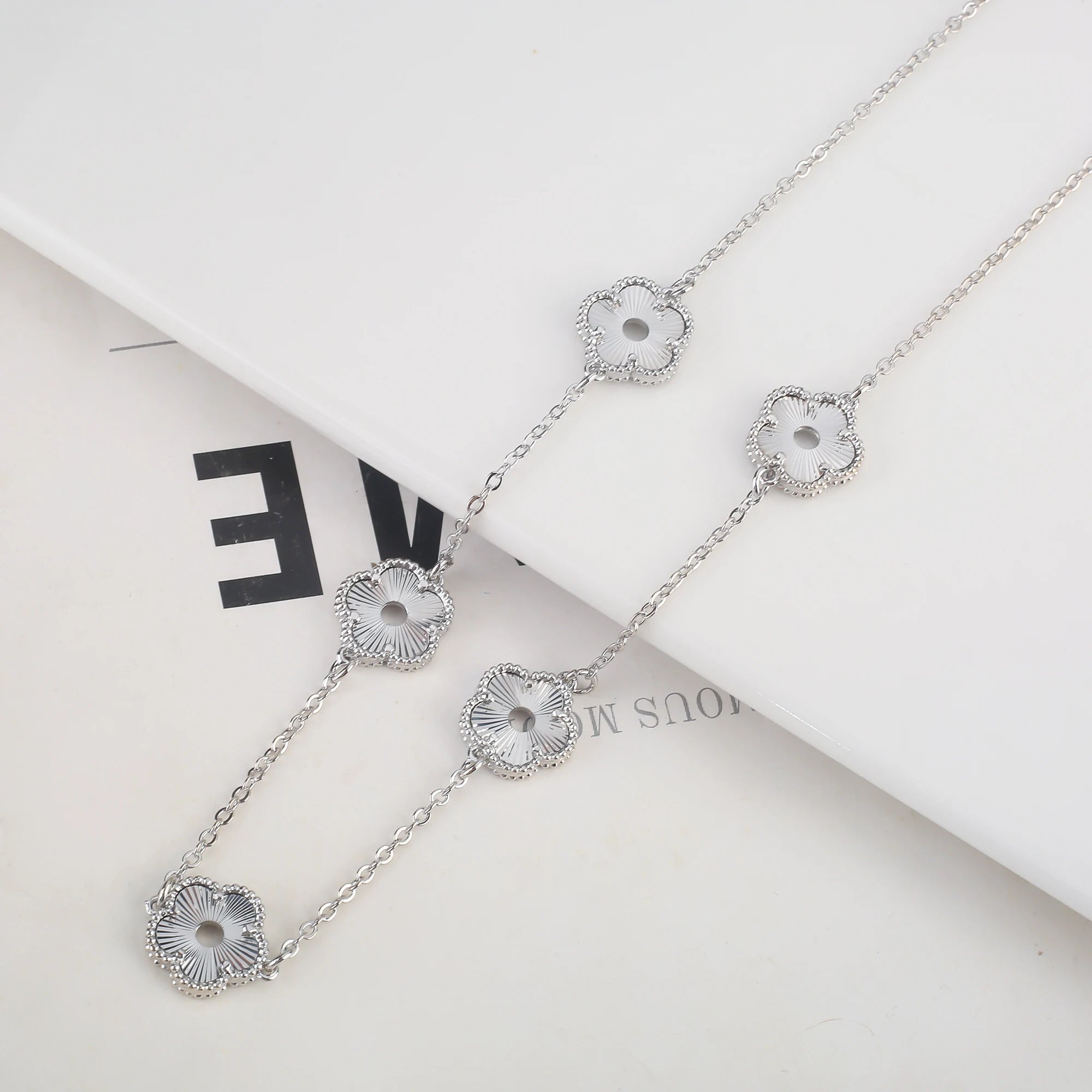Hollow Metal Double sided Hollow Jewelry Set